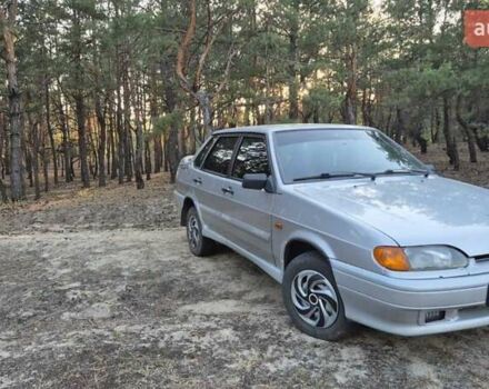 Серый ВАЗ 2115 Самара, объемом двигателя 1.6 л и пробегом 210 тыс. км за 2600 $, фото 1 на Automoto.ua