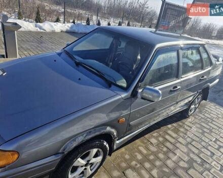 Серый ВАЗ 2115 Самара, объемом двигателя 1.6 л и пробегом 191 тыс. км за 1999 $, фото 1 на Automoto.ua