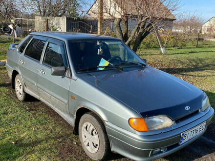 Серый ВАЗ 2115 Самара, объемом двигателя 1.5 л и пробегом 154 тыс. км за 2700 $, фото 1 на Automoto.ua