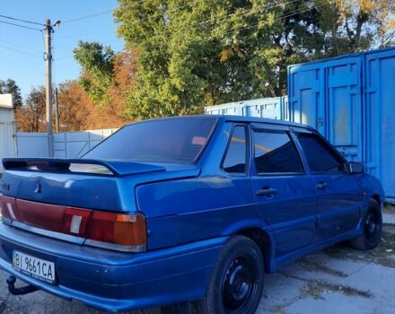 Синий ВАЗ 2115 Самара, объемом двигателя 1.5 л и пробегом 150 тыс. км за 1700 $, фото 4 на Automoto.ua