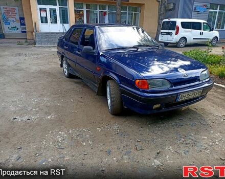 Синий ВАЗ 2115 Самара, объемом двигателя 1.5 л и пробегом 270 тыс. км за 750 $, фото 2 на Automoto.ua