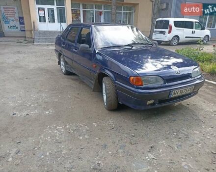 Синий ВАЗ 2115 Самара, объемом двигателя 1.5 л и пробегом 370 тыс. км за 750 $, фото 3 на Automoto.ua