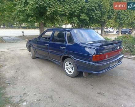Синий ВАЗ 2115 Самара, объемом двигателя 1.5 л и пробегом 370 тыс. км за 750 $, фото 1 на Automoto.ua