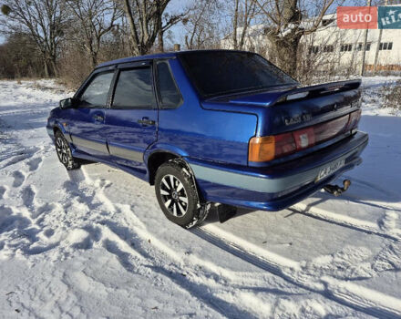 Синий ВАЗ 2115 Самара, объемом двигателя 1.5 л и пробегом 160 тыс. км за 1950 $, фото 3 на Automoto.ua