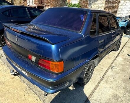 Синий ВАЗ 2115 Самара, объемом двигателя 1.5 л и пробегом 200 тыс. км за 1150 $, фото 2 на Automoto.ua