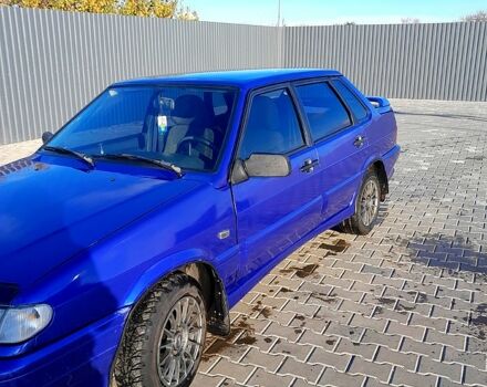 Синий ВАЗ 2115 Самара, объемом двигателя 1.5 л и пробегом 300 тыс. км за 1500 $, фото 1 на Automoto.ua