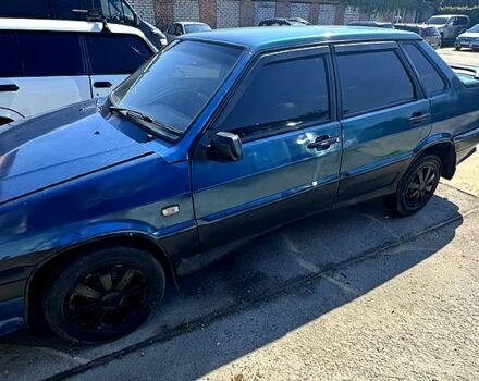 Синий ВАЗ 2115 Самара, объемом двигателя 1.5 л и пробегом 200 тыс. км за 1150 $, фото 1 на Automoto.ua