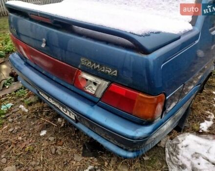Синій ВАЗ 2115 Самара, об'ємом двигуна 1.6 л та пробігом 200 тис. км за 1100 $, фото 11 на Automoto.ua