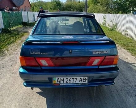 Синий ВАЗ 2115 Самара, объемом двигателя 1.5 л и пробегом 141 тыс. км за 2500 $, фото 4 на Automoto.ua