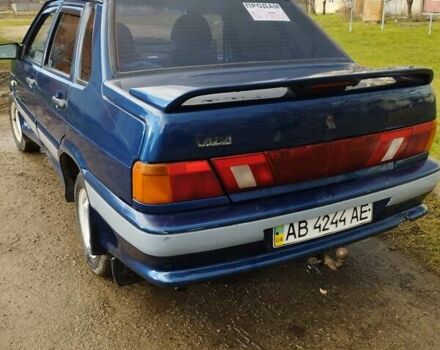 Синий ВАЗ 2115 Самара, объемом двигателя 1.5 л и пробегом 265 тыс. км за 2700 $, фото 4 на Automoto.ua