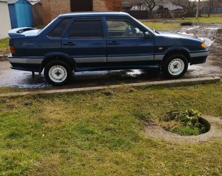 Синий ВАЗ 2115 Самара, объемом двигателя 1.5 л и пробегом 265 тыс. км за 2700 $, фото 3 на Automoto.ua