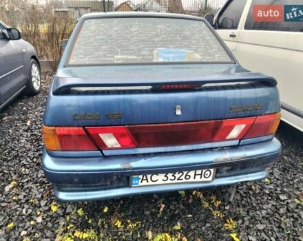 Синий ВАЗ 2115 Самара, объемом двигателя 1.6 л и пробегом 350 тыс. км за 1200 $, фото 5 на Automoto.ua