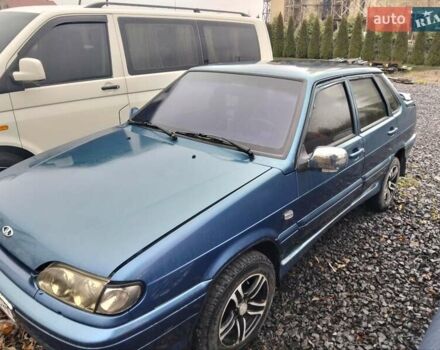 Синий ВАЗ 2115 Самара, объемом двигателя 1.6 л и пробегом 350 тыс. км за 1200 $, фото 4 на Automoto.ua
