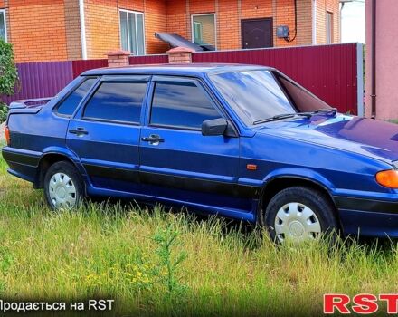 Синий ВАЗ 2115 Самара, объемом двигателя 1.6 л и пробегом 235 тыс. км за 1750 $, фото 3 на Automoto.ua