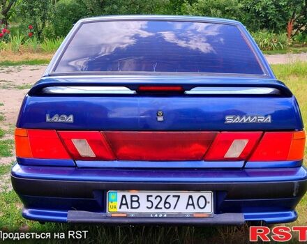 Синий ВАЗ 2115 Самара, объемом двигателя 1.6 л и пробегом 235 тыс. км за 1750 $, фото 5 на Automoto.ua