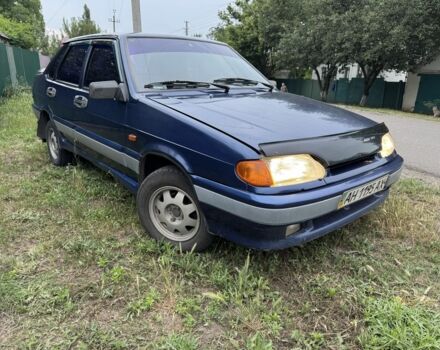 Синий ВАЗ 2115 Самара, объемом двигателя 1.5 л и пробегом 280 тыс. км за 1750 $, фото 2 на Automoto.ua