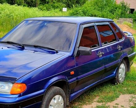 Синий ВАЗ 2115 Самара, объемом двигателя 1.6 л и пробегом 235 тыс. км за 1750 $, фото 7 на Automoto.ua