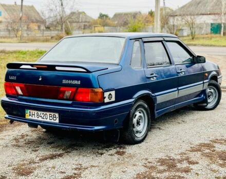 Синий ВАЗ 2115 Самара, объемом двигателя 1.5 л и пробегом 228 тыс. км за 1650 $, фото 4 на Automoto.ua
