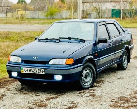 Синий ВАЗ 2115 Самара, объемом двигателя 1.5 л и пробегом 228 тыс. км за 1650 $, фото 1 на Automoto.ua