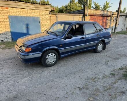Синий ВАЗ 2115 Самара, объемом двигателя 1.5 л и пробегом 4 тыс. км за 700 $, фото 1 на Automoto.ua