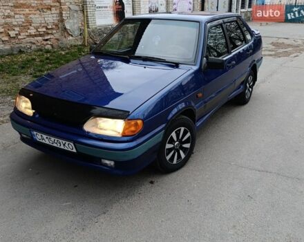 Синий ВАЗ 2115 Самара, объемом двигателя 1.5 л и пробегом 162 тыс. км за 2300 $, фото 1 на Automoto.ua
