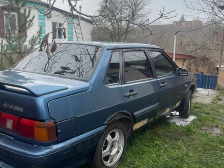 Синий ВАЗ 2115 Самара, объемом двигателя 1.5 л и пробегом 450 тыс. км за 437 $, фото 1 на Automoto.ua