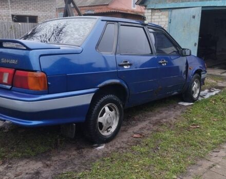 Синий ВАЗ 2115 Самара, объемом двигателя 1.5 л и пробегом 280 тыс. км за 1000 $, фото 1 на Automoto.ua