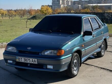 Синий ВАЗ 2115 Самара, объемом двигателя 1.5 л и пробегом 200 тыс. км за 2300 $, фото 1 на Automoto.ua