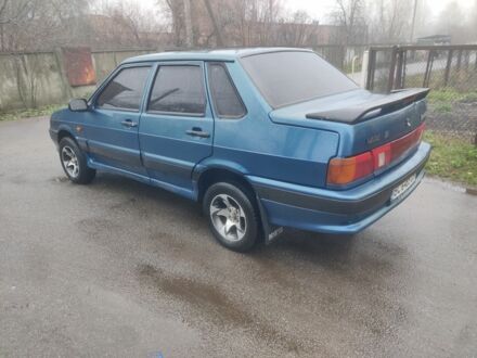 Синий ВАЗ 2115 Самара, объемом двигателя 1.5 л и пробегом 168 тыс. км за 1400 $, фото 1 на Automoto.ua