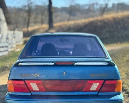 Синий ВАЗ 2115 Самара, объемом двигателя 1.5 л и пробегом 162 тыс. км за 1800 $, фото 1 на Automoto.ua