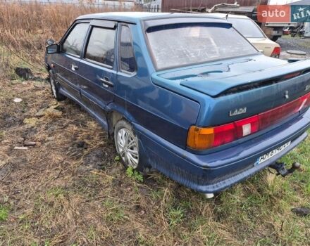 Синий ВАЗ 2115 Самара, объемом двигателя 1.5 л и пробегом 250 тыс. км за 450 $, фото 1 на Automoto.ua