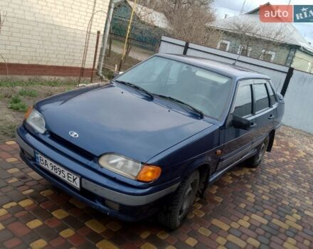 Синий ВАЗ 2115 Самара, объемом двигателя 1.5 л и пробегом 210 тыс. км за 1500 $, фото 1 на Automoto.ua