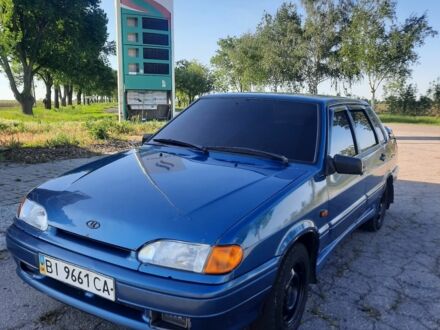 Синий ВАЗ 2115 Самара, объемом двигателя 1.5 л и пробегом 150 тыс. км за 1700 $, фото 1 на Automoto.ua