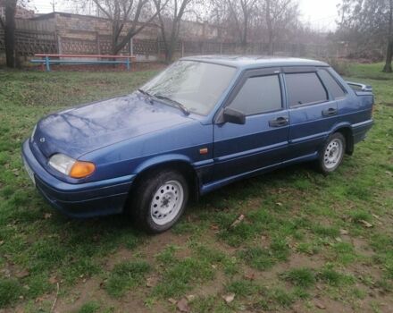 Синий ВАЗ 2115 Самара, объемом двигателя 1.5 л и пробегом 200 тыс. км за 2150 $, фото 1 на Automoto.ua