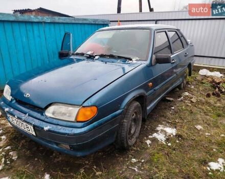 Синій ВАЗ 2115 Самара, об'ємом двигуна 1.6 л та пробігом 200 тис. км за 1100 $, фото 1 на Automoto.ua