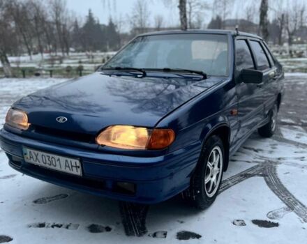 Синий ВАЗ 2115 Самара, объемом двигателя 1.5 л и пробегом 210 тыс. км за 1750 $, фото 1 на Automoto.ua