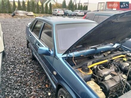 Синий ВАЗ 2115 Самара, объемом двигателя 1.6 л и пробегом 350 тыс. км за 1200 $, фото 1 на Automoto.ua