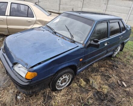Синий ВАЗ 2115 Самара, объемом двигателя 1.5 л и пробегом 250 тыс. км за 550 $, фото 1 на Automoto.ua