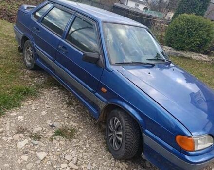 Синий ВАЗ 2115 Самара, объемом двигателя 1.5 л и пробегом 140 тыс. км за 1600 $, фото 1 на Automoto.ua