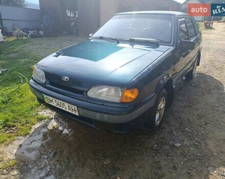 Синий ВАЗ 2115 Самара, объемом двигателя 1.59 л и пробегом 120 тыс. км за 1500 $, фото 1 на Automoto.ua