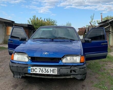 Синий ВАЗ 2115 Самара, объемом двигателя 1.6 л и пробегом 100 тыс. км за 800 $, фото 1 на Automoto.ua