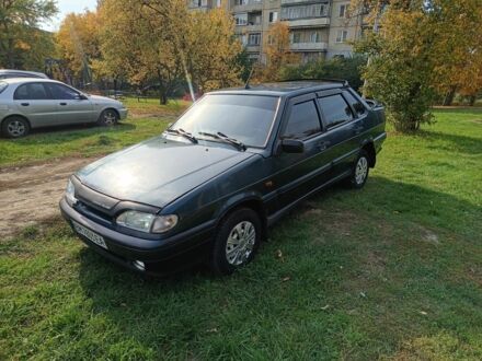 Синий ВАЗ 2115 Самара, объемом двигателя 1.6 л и пробегом 200 тыс. км за 1501 $, фото 1 на Automoto.ua