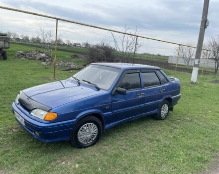 Синий ВАЗ 2115 Самара, объемом двигателя 1.6 л и пробегом 150 тыс. км за 2100 $, фото 1 на Automoto.ua