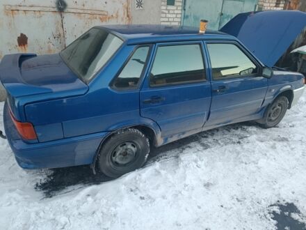 Синий ВАЗ 2115 Самара, объемом двигателя 1.6 л и пробегом 185 тыс. км за 900 $, фото 1 на Automoto.ua