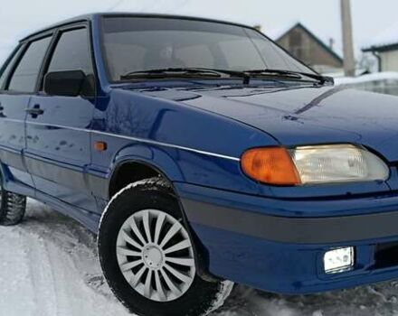 Синий ВАЗ 2115 Самара, объемом двигателя 1.6 л и пробегом 220 тыс. км за 2450 $, фото 1 на Automoto.ua