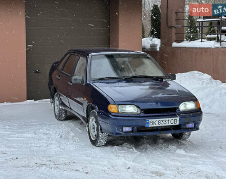 Синий ВАЗ 2115 Самара, объемом двигателя 1.6 л и пробегом 250 тыс. км за 1650 $, фото 1 на Automoto.ua