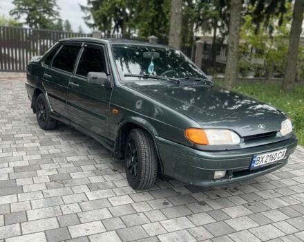 Зеленый ВАЗ 2115 Самара, объемом двигателя 1.6 л и пробегом 117 тыс. км за 1900 $, фото 4 на Automoto.ua