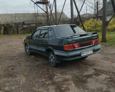 Зелений ВАЗ 2115 Самара, об'ємом двигуна 1.5 л та пробігом 180 тис. км за 1600 $, фото 4 на Automoto.ua