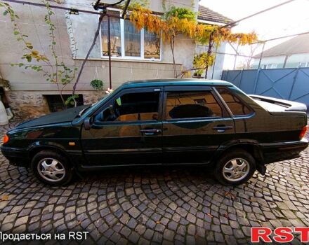 Зеленый ВАЗ 2115 Самара, объемом двигателя 1.5 л и пробегом 200 тыс. км за 600 $, фото 3 на Automoto.ua