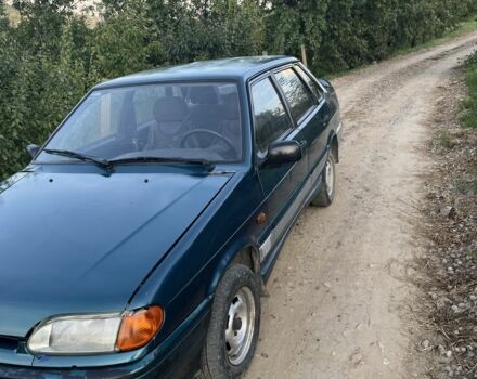 Зелений ВАЗ 2115 Самара, об'ємом двигуна 1.5 л та пробігом 230 тис. км за 1200 $, фото 1 на Automoto.ua